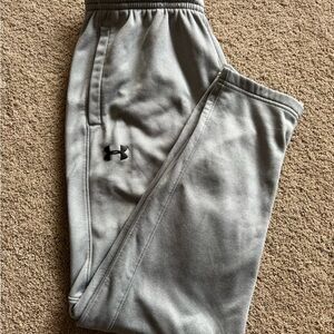 Men’s Large Under Armour Gray Fleece Joggers